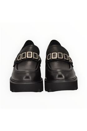 Mocassino donn ain naplak colore nero. BRUNO PREMI | 5302-PELLE NERA